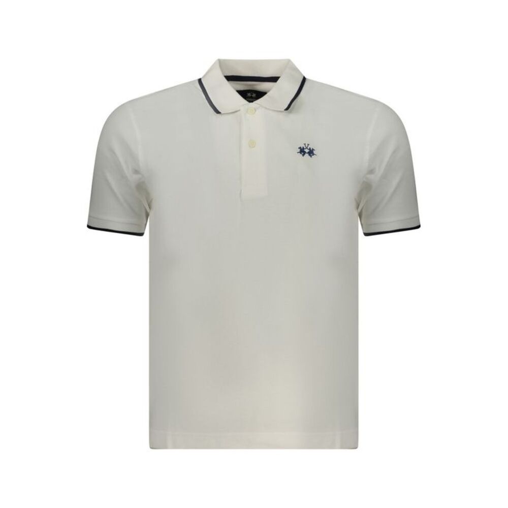 La Martina White Cotton Men's Men's Polo